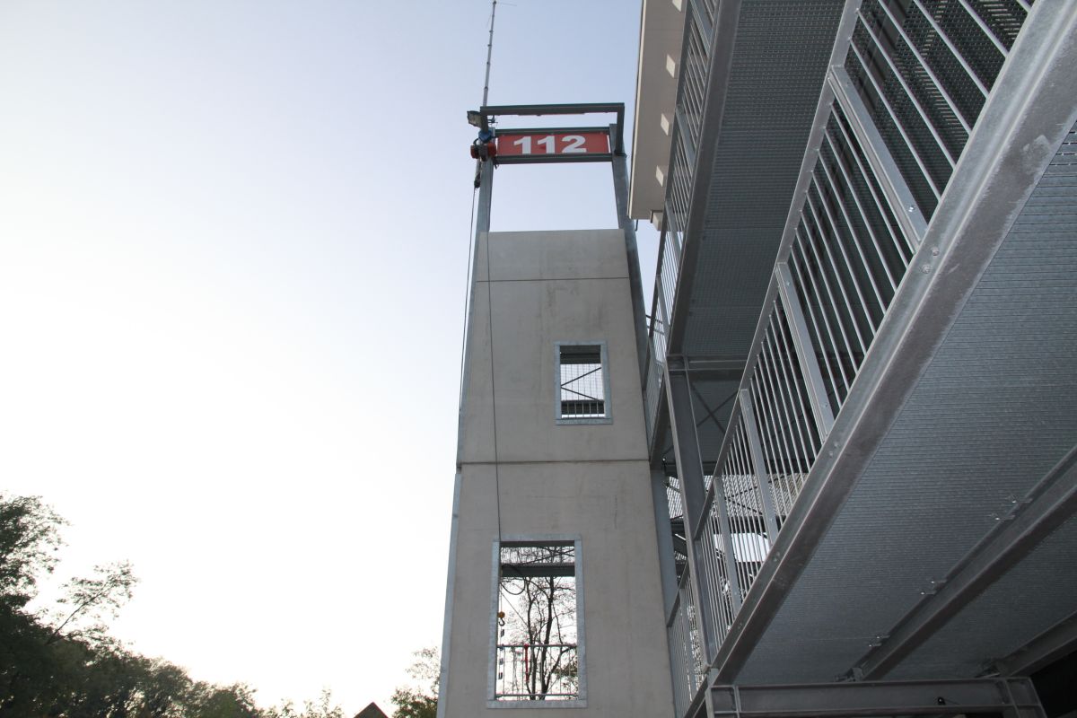 Feuerwache Wildau Treppenhaus