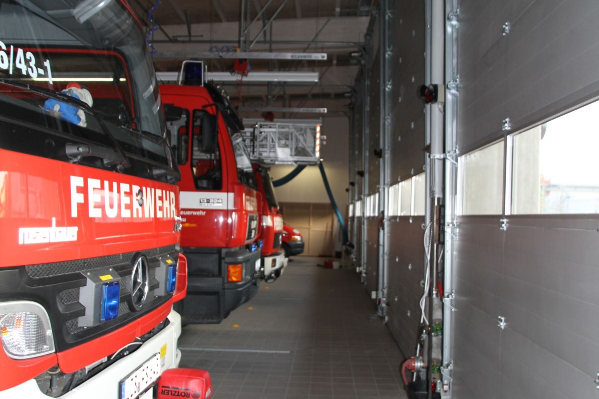 Feuerwache Wildau Fahrzeughalle