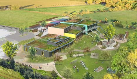 Konzept Neubau und Container